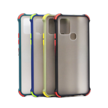 Infinix Hot 10 Shock Proof Smoky Matte Extra Bumper Mobile Cover