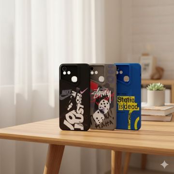 Infinix Hot 10i Multicolour Soft Matte Camera Protection Case - Image 2