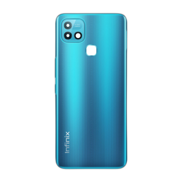 Infinix Hot 10i Rear Back Body Casing Housing Replacement Battery Back Door With Side Buttons And Camera Lens For Hot 10i - Blue - Image 2