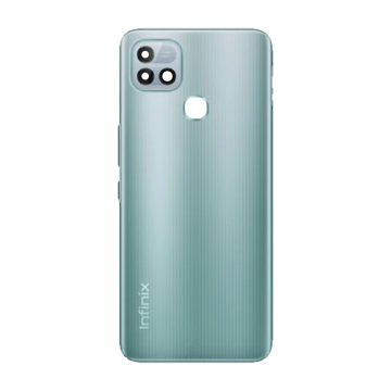 Infinix Hot 10i Rear Back Body Casing Housing Replacement Battery Back Door With Side Buttons And Camera Lens For Hot 10i - Green - Image 2