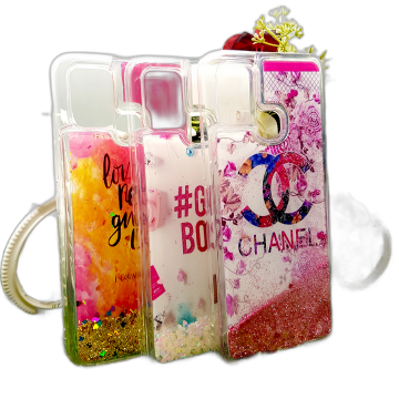 Infinix Hot 10s Water Glitter Shiny Ladies Soft Silicon Case Mobile Cover