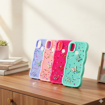 Infinix Hot 11 Play Glitter Butterfly Style Mobile Cover
