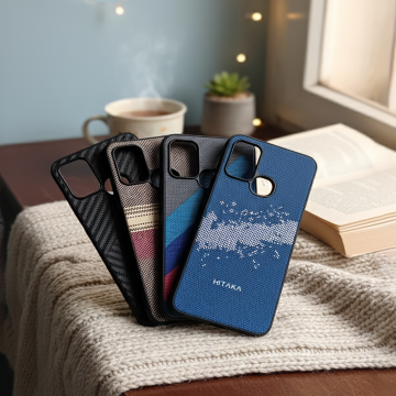 Infinix Hot 11 Play Pitaka Leather Texture Mobile Cover - Image 2