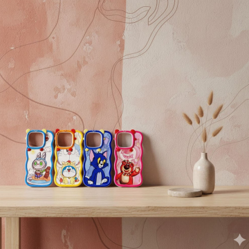 Infinix Hot 11 Play Wave Style Cartoon Print Mobile Cover - Image 2