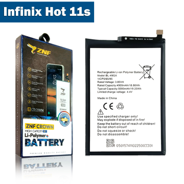 Infinix Hot 11s Battery Replacement - ZNF 5000mAh (BL-49GX) - Image 2