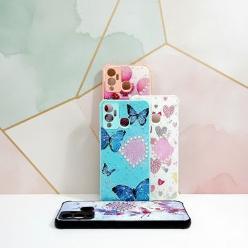Infinix Hot 12 Play Multicolour Stone Glitter Back Cover