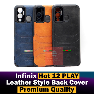 Infinix Hot 12 Play Soft Leather Case - Image 2