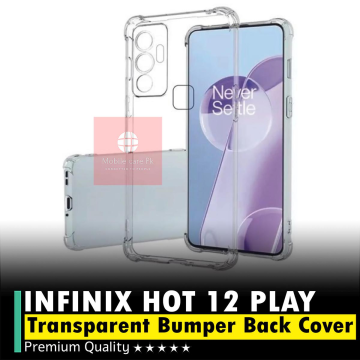 Infinix Hot 12 Play Transparent Anti Shock Soft Crystal Clear Case - Image 2