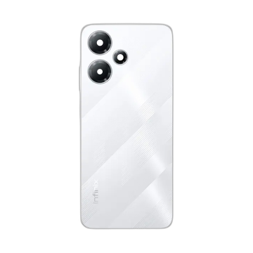Infinix Hot 30 Play Housing Middle Frame With Side Button and Replacement Battery Back Door For Hot 30 Play - White - Image 2