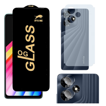 Infinix Hot 30 Ultimate Kit: OG Glass + Carbon Back Camera Protector - Image 2