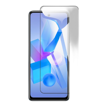 Infinix Hot 40 Glass Protector simple Tempered Glass For Infinix Hot 40  - Image 2