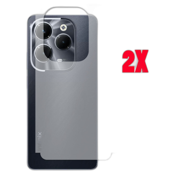 Infinix Hot 40 Pro Back Protector Skin Matte Style Protector For Infinix Hot 40 Pro  - Image 2