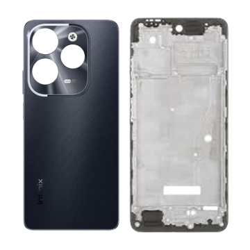 Infinix Hot 40 Pro Rear Complete Body Casing Housing Replacement For Hot 40 Pro - Black - Image 2