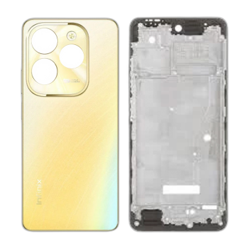 Infinix Hot 40 Pro Rear Complete Body Casing Housing Replacement For Hot 40 Pro - Golden - Image 2