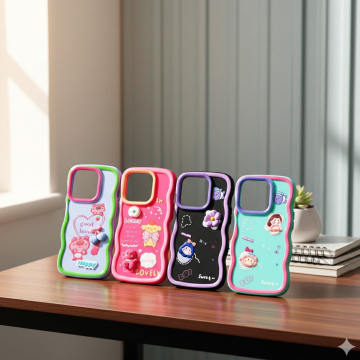 Infinix Hot 40i Fancy Wave Style Kitty Case