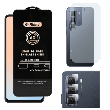 Infinix Hot 50 3-in-1 Kit: OG Glass + Carbon Back Camera Protector - Image 2