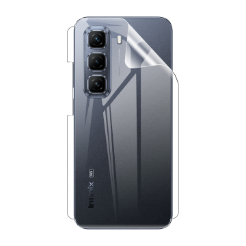 Infinix Hot 50 Back Clear Jelly Protector Soft Film Protection Hydrogel - Image 2