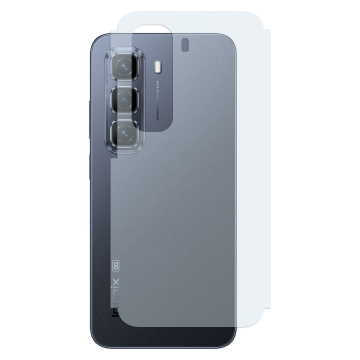 Infinix Hot 50 Back Protector Carbon Fiber Matte Soft Skin Sheet - Image 2