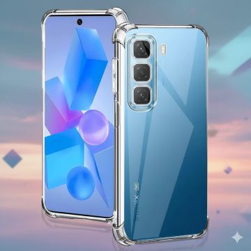 Infinix Hot 50 Crystal Clear Anti Shock Extra Bumper Mobile Cover
