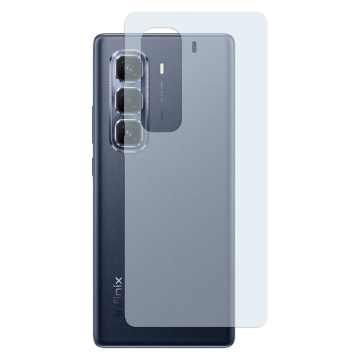 Infinix Hot 50 Pro Plus Back Protector Carbon Fiber Matte Soft Skin Sheet - Image 2