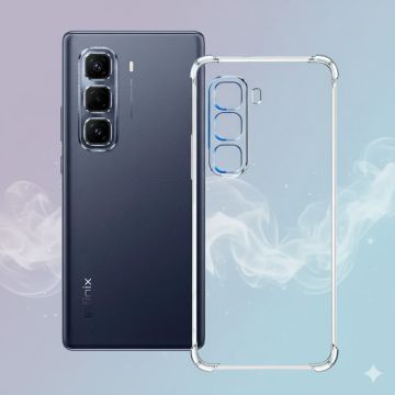 Infinix Hot 50 Pro Plus Crystal Clear Anti Shock Extra Bumper Mobile Cover - Image 2