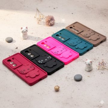 Infinix Hot 50 Pro Plus Soft Mirror Kitty Mobile Cover