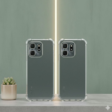 Infinix Hot 50i Transparent Soft Crystal Clear Case - Image 2