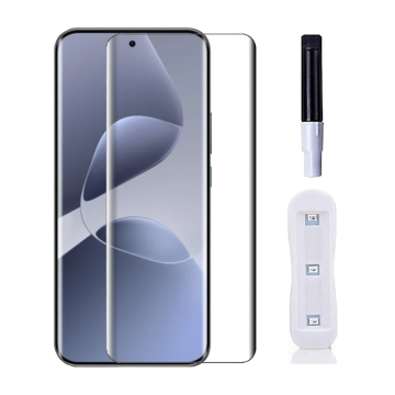 Infinix Hot 60 Pro Plus UV Tempered Glass Full Glue Screen Protector - Image 2