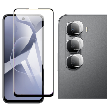 Infinix Hot 60i Glass Protector 5D-10D-11D-21D-9D Full Coverage + Back Rear Camera 9H Gorilla Flexible Protectior - Image 2