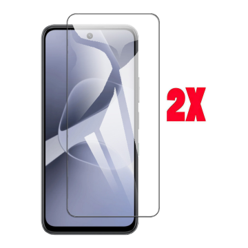 Infinix Hot 60i Glass Protector Polish Screen Tempered For - 2Pcs - Image 2