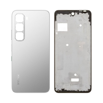 Infinix Hot 60i Silver Housing - Image 2