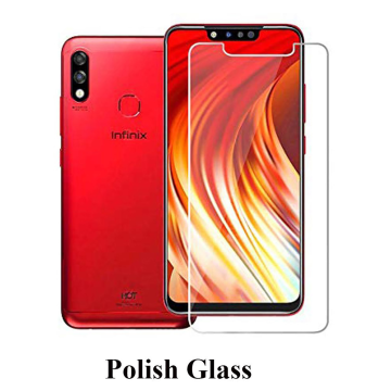 Infinix Hot 7 Pro X625 Glass Protector simple Tempered Glass For Infinix Hot 7 Pro X625  - Image 2