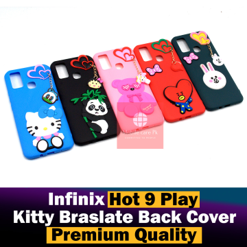 Infinix Hot 9 Play Hello Kitty Braslate Chain Soft Case - Image 2