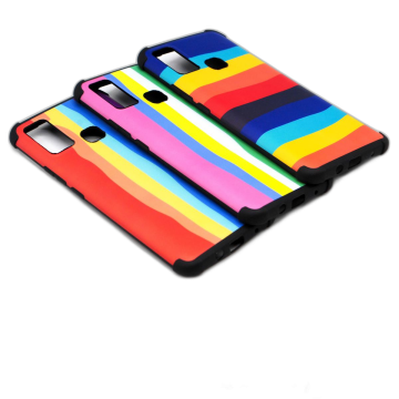 Infinix Hot 9 Play Rainbow Printed Bumper Camera Protection Cover - Image 2
