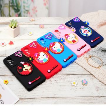 Infinix Note 11 Back Cover Hello Kitty Braslate Chain Soft Case For Infinix Note 11 - Image 2