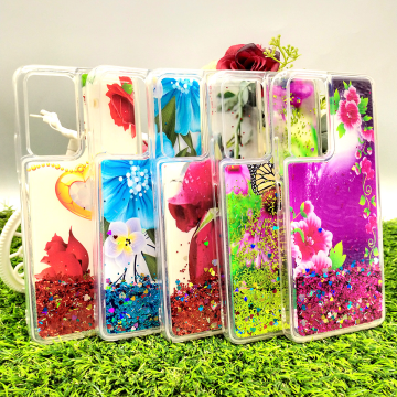 Infinix Note 11 Pro Back Cover Water Glitter Shiny Soft Silicon Note 11 Pro Case For Girls - Image 2