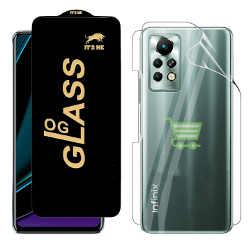 Infinix Note 11 Pro Protection Pack: OG Glass + Clear Back Jelly Film - Image 2