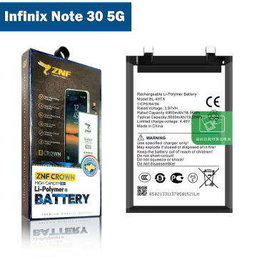 Infinix Note 30 5G Battery Replacement - ZNF 5000mAh (BL-49TX) - Image 2
