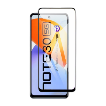 Infinix Note 30 Full Screen Protector 9D Tempered Glass Protector For Infinix Note 30  - Image 2