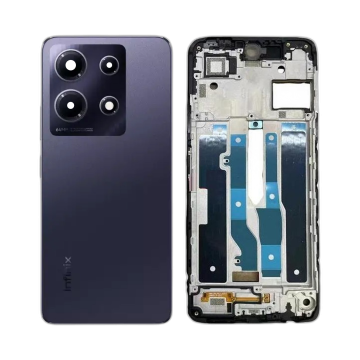 Infinix Note 30 Rear Complete Body Casing Housing Replacement For Note 30 - Black - Image 2