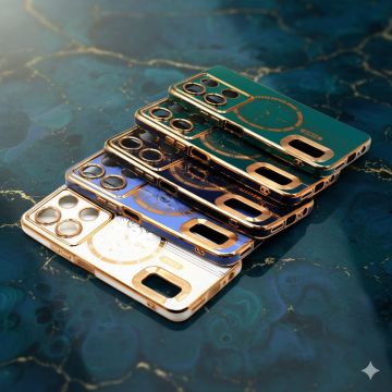 Infinix Note 30 Soft Multi Golden Border Camera Protection Cover - Image 2