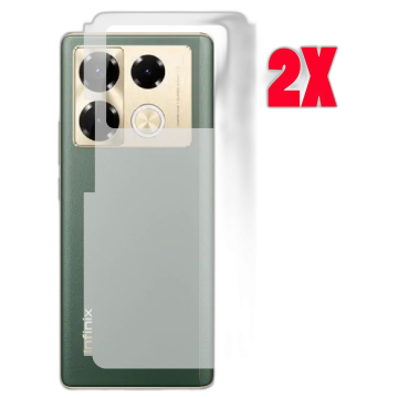 Infinix Note 40 Pro Back Protector Skin Matte Style Protector For Infinix Note 40 Pro  - Image 2