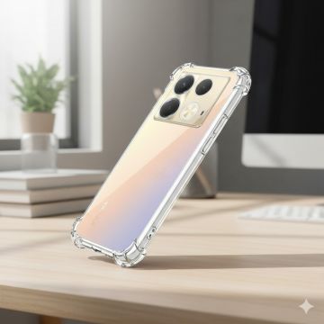 Infinix Note 40 Transparent Anti Shock Crystal Clear Case