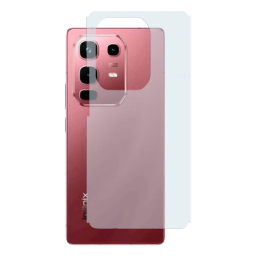 Infinix Note 50 Back Protector Carbon Fiber Matte Soft Skin Sheet - Image 2