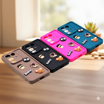 Infinix Note 50 Pro Multicolour Soft Kitty Mobile Cover - Image 2