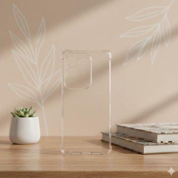 Infinix Note 50 Pro Transparent Anti Shock Soft Crystal Clear Case - Image 2