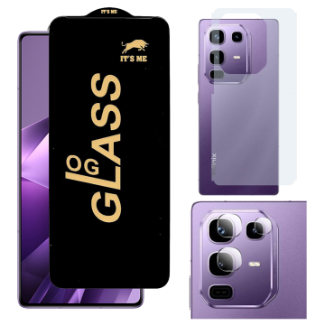 Infinix Note 50 Pro Ultimate Kit: OG Glass + Carbon Back Camera Lens - Image 2