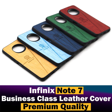 Infinix Note 7 Leather Cover Premium Business Class Case - Image 2