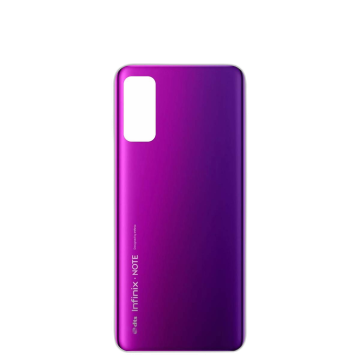 infinix Note 7 Lite Rear Back Body Casing Housing Replacement Battery Back Door For infinix Note 7 Lite - Purple - Image 2