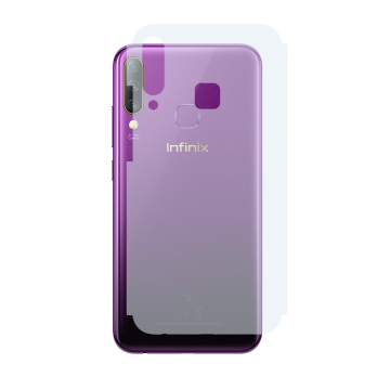 Infinix S4 Carbon Fiber Back Skin - Matte Protective Film - Image 2